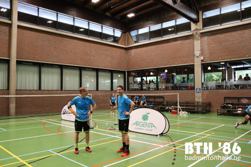 BTH '86 VVBBC Kevin Van Cutsem Sander Scheurwater Badminton Vlaanderen badminton Halle Sportcomplex De Bres Seizoen 2020-2021